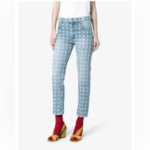 Isabel Marant Etoile Corliff Girlfriend Straight Leg Destressed Jeans Size 40